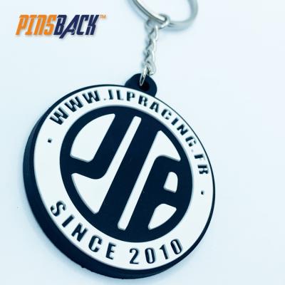 China Eco - Friendly Material Low Price Personalized 3D PVC Silicone Plastic Keychains 2D Rubber Key Chain for sale