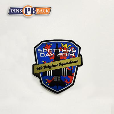 China custom 3D pvc patch team sport clothing decoration pvc rubber patch iconic fashion label for sale