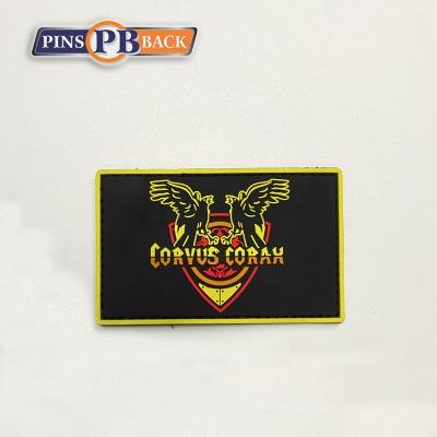 China New Hot Selling Custom Logo 3D Design 3D PVC Rubber Patch Soft PVC Apparel Patches for sale