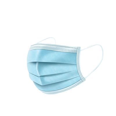 China Non Woven Fabric 3 Ply Earloop Nonwoven Face Mask Disposable Face Mask for sale