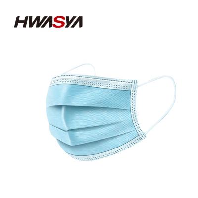 China Custom Nonwoven Fabric Manufacturer Face Mask 3 Layer Nonwoven Earloop Personal Protective 3 Ply Disposable Face Mask for sale