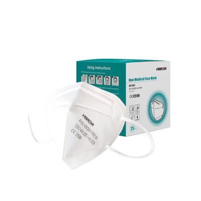 China Anti PM2.5 Dust Pollution FFP2 KN95 And Disposable Face Mask for sale