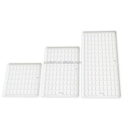 China Different 2x4 3x3 4x4 4x8 Multilayer Microgreens Grow Hydroponic Shallow Flow Plastic Black White Tray Backflow Table Suppliers for sale