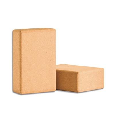 China 800g MOTOR High Density Eco - Friendly Cork Yoga Block 2 Packs for sale