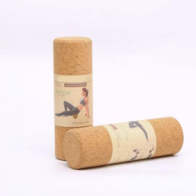 China Wholesale Custom Eco Friendly Roller Convenient Logo Durable Non Slip Waterproof 30cm 45cm Cork Massage Yoga Foam for sale