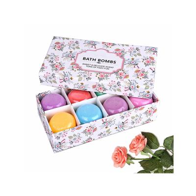 China Hotel Spa Home Spa Customized Colorful Handmade Bubble Fragrance Bubble Dessert Shape Lasting Bubble Bath Ball for sale