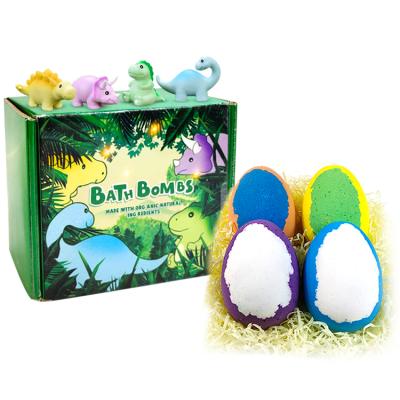 China Wholesale Natural Spa.Foot Home Spa Bubble Bath Salt Ingredients 100% Dinosaur Egg Surprise Doll Bath Bombs Set. for sale