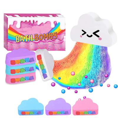 China Floating formula creates fast spinning and direct explosive whistling soft ball moisturizing crazy floating bubble bath salt cloud factory colorful bath bomb. for sale