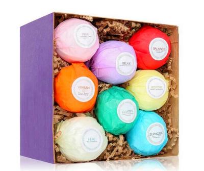 China Moisturizing Gift 2020 Best Bath Sets Private Label Relaxing Natural Organic Handmade Rich Bubble Colorful Salts Bath Bomb Sets for sale