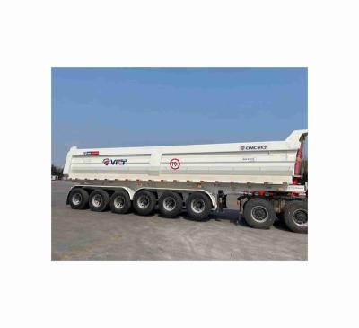 China Custom High Quality 6-axis Self-unloading Semi-trailer Strong And Durable for sale