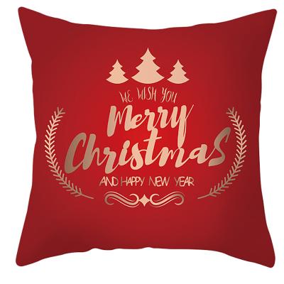 China 2021 Christmas Decoration Home Decorative 45*45cm High Quality Sofa Seat Pillows Covers For Christmas for sale