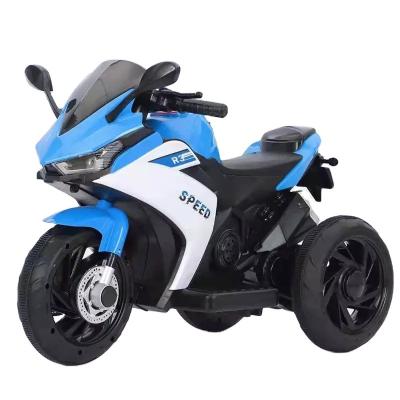 China Ride on One-Click Electric Launch Toy Customized Children's Motorcycle Early Education Function Toy for sale