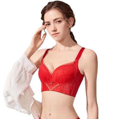 China One-piece Adjustable bra for women with small breasts and large bra Push-up nipple correction and anti-sagging expansion up breathable bra for sale