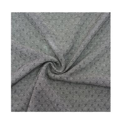 China Stretch Stretch 52%Polyester 24%Tencel 24%Viscose Jacquard Knit Fabric for sale