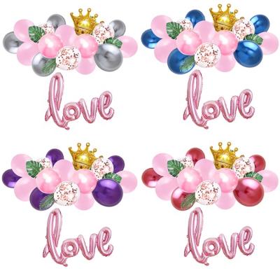 China Marriage ; Valentine's Love Balloon Set Happy San Valentine Balloon Kit For Party Supplies Weddings Decoration for sale