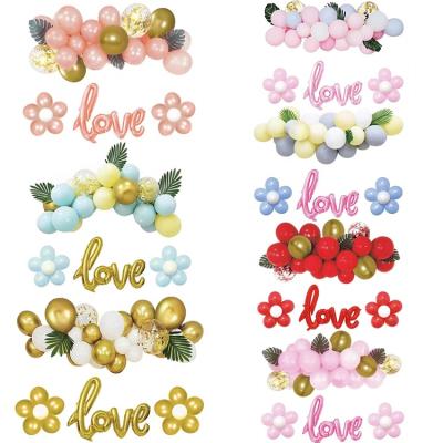 China Party decoration love wedding supplies valentines day decorations valentines day balloons for sale