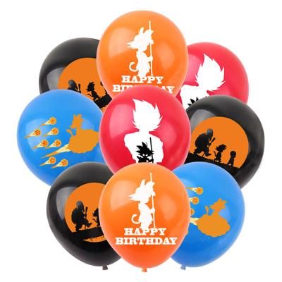 China 100pcs Christmas Party Decoration Children's Birthday Flag Dragon Ball Wukong Birthday Balloon Pulling Graduation Balloons Party Supplies for sale