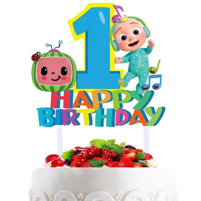 China First birthday; Second Birthday Baby First Birthday Party Decoration Cake Topper for sale