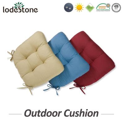 China Waterproof Durable Outdoor Home Decor Chair Pad Garden Chair Pad Cushion for sale