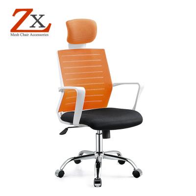 China Comfortable cheap high quality executive chair swivel chrome base with casters for sale