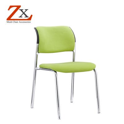 China Modern Fabric Receptionist With Chrome Frame Mesh Chair for sale