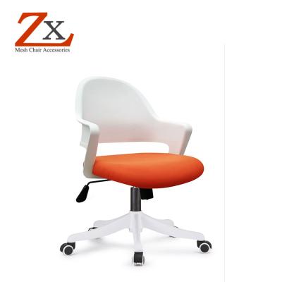 China Modern type plastic office chair chair for computer table/computer table with wheels and swivel/mesh chair parts components for sale