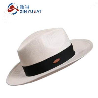 China Beach Summer Character High Quanlity Panama Hats Cheap Wide Brim Straw Hat for sale