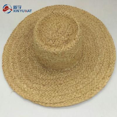 China Character Natural Grass Material Cowboy Hat Straw Hat Men Straw Hat for sale