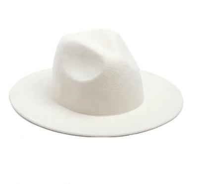 China Character Good Quality Winter Warm 100% Wool Felt Fedora Hat Winter Wool Felt Hat for sale