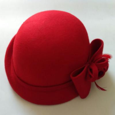 China breathable & Wholesale New Fashion Women Wool Felt Classic Waterproof Bucket Hat for sale