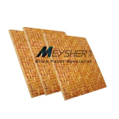 China MEYSHER Double Faced High Temperature Resistant Bamboo Pallet For Concrete Brick for sale