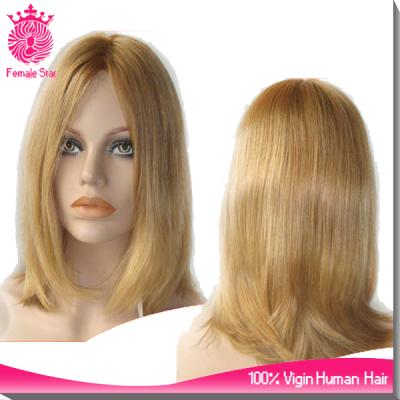 China Natural straight aliexpress accented jewish wig hair wigs kosher blonde for sale