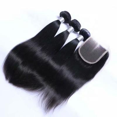 China Silky Straight Wave 4*4 HD Lace Up Closure With Hair Bundles,China Hair Vendor Cheap Price HD Swiss Lace Closure Wholesale for sale