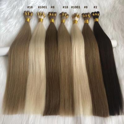 China No Tangle No Shedding Hand Tied Hair Weft Extension Brazilian Virgin Hair Extension Hand Tied Weft for sale