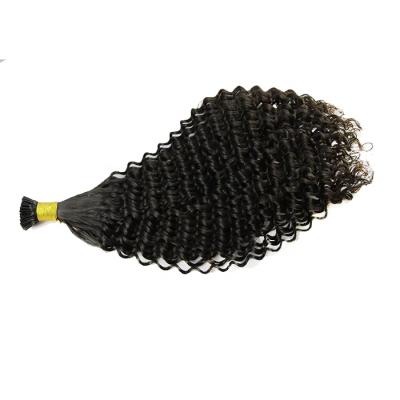 China Silky Straight Wave I Tip Double Drawn Straight Hair Extensions, Body Wave, Kinky Curly, Jerry Curly Texture Indian Hair drop shipping for sale