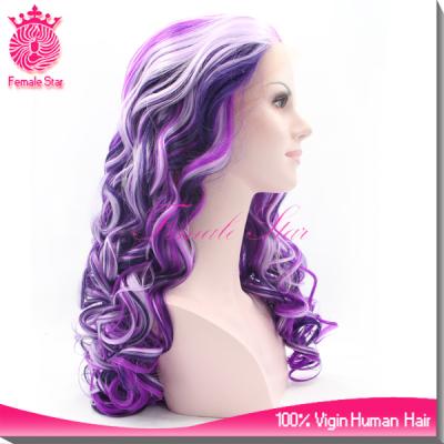 China Wholesale Body Wave Synthetic Hair , Synthetic Lace Front Wigs Hair Wig for sale