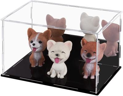 China Protective Acrylic Black Mirrored Case Display Case Display Box For Toy for sale