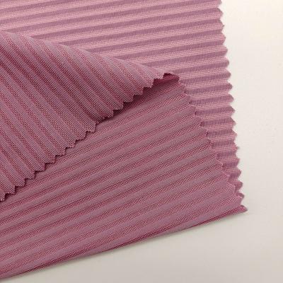 China Stretch Cheap Products Textiles Weft Double Face Spandex Pure  Polyester Spandex Rib Knit Fabric for sale