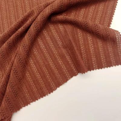 China Sustainable Yingyu Hotsale Good Quality Polyester Sandex Rib Knit Fabric For Women Garment for sale