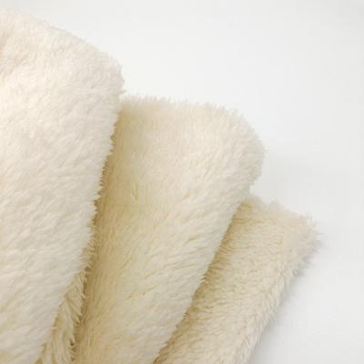 China Shrink-Resistant Shaoxing Knit Poly Stretch Angora Pd Flannel Fabric Textile For Garment 100%Polyester for sale