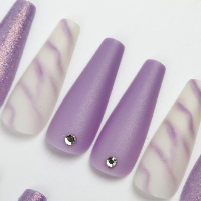 China Design Nail Press On Hot Sales Luxury False Nails High Quality Press On Professional Luxury False Nails For Women And Girls for sale