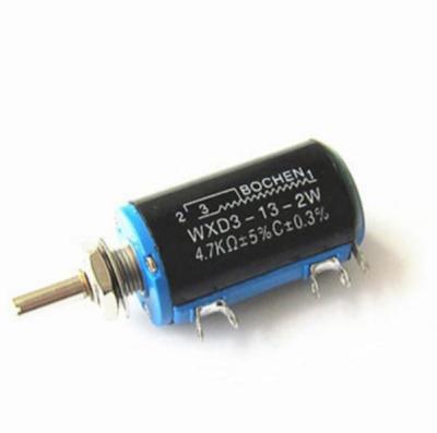 China WXD3-13-2W 1K/2.2K/3.3K/4.7K/10K/22K/47K/100K Precision Multi - Turn Potentiometer Sliding Wirewound Dimmer Potentiometer WXD3-13-2W 1K for sale