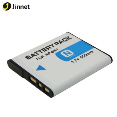 China Camera Jinnet 3.7V Li-ion Battery Pack NP-BN1 for SONY DSC W510 W530 WX9 TX100 DSLR Camera for sale