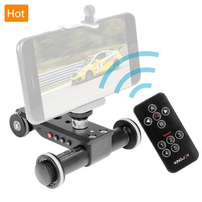 China Electronic Motorized 5 Speeds 3-Wheel Photography wireless remote control shooting moving camera dolly for sale