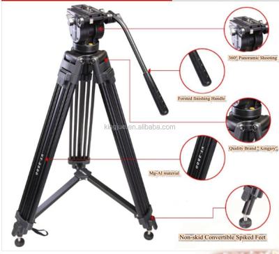 China KINGJOY Universal Heavy Duty Professional Camera DSLR Video Base Tripods Stand VT-2500 for sale