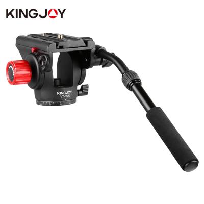 China Kingjoy 2019 Manufacture Pro Mounted Panoramic Aluminum Fluid Camera Video Tripod Head en venta