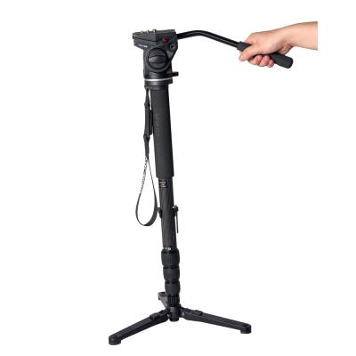 Cina Kingjoy professional aluminum oem monopod camera stand for dslr camera MP4208+VT3510 in vendita