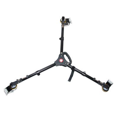 China High Margin Video Tripod Dolly 3 Wheels Camera Tripod Slider For Studio Photo Shooting for sale