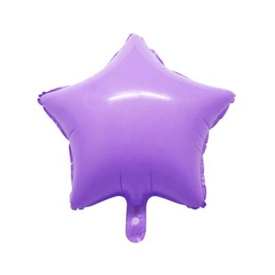 China Advertising Toy Wholesale 18 inch Helium Advertising Macaroon Star Foil Balloons for Party Decoration for sale