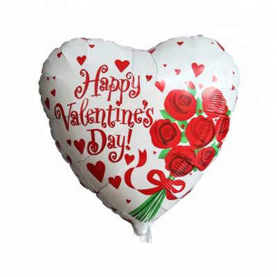 China Advertising Toy 18inch Wedding Decorations Set Party Supplies Heart Shaped Balloon for sale